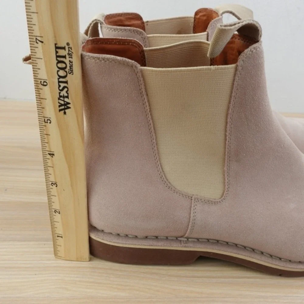 Beige Chelsea Ankle Boots Mens 11 Tan Suede Indie‎ Sleaze VINTAGE FOUNDRY CO